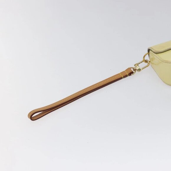 LOUIS VUITTON Vernis Pochette lagoon Glasses Case Perle M91801 LV Auth 118256 - Picture 9 of 16